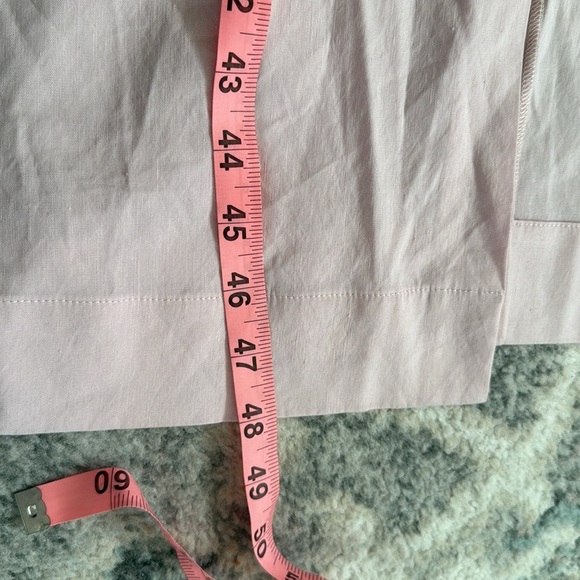 Vince Linen-Blend Square-Neck Midi Dress - Picture 6 of 11